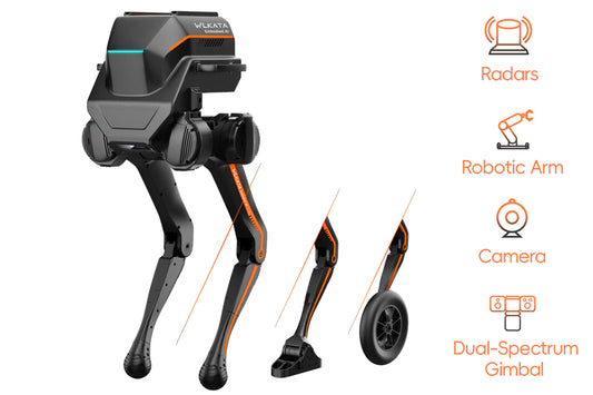 WLKATA BRAVE Edu Kit - Biped Robot Sim2Real Multi-modal RGBD Camera SDK Reinforcement Learning