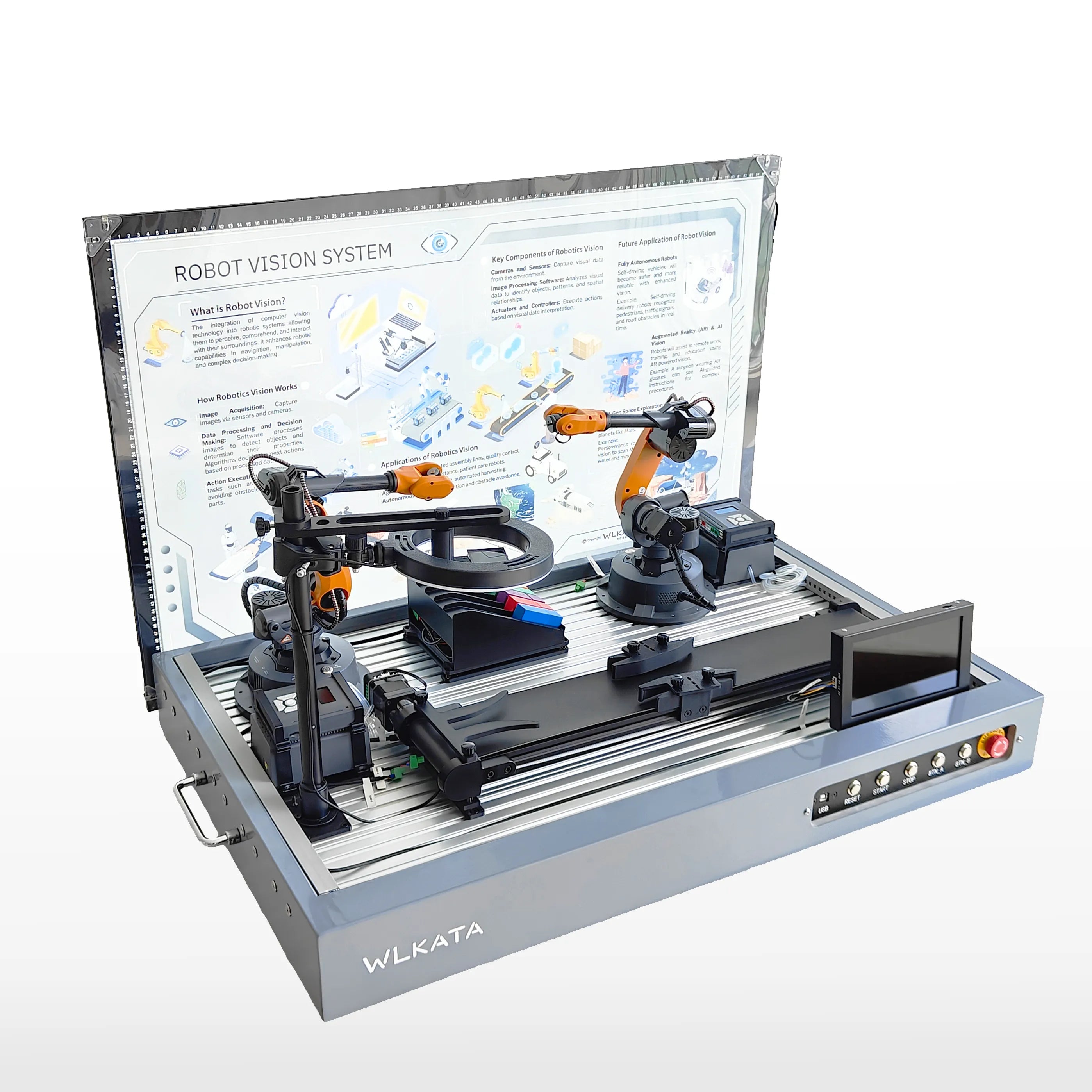WLKATA AI Automatic Sorting Cell (Mirobot)| Touch Screen