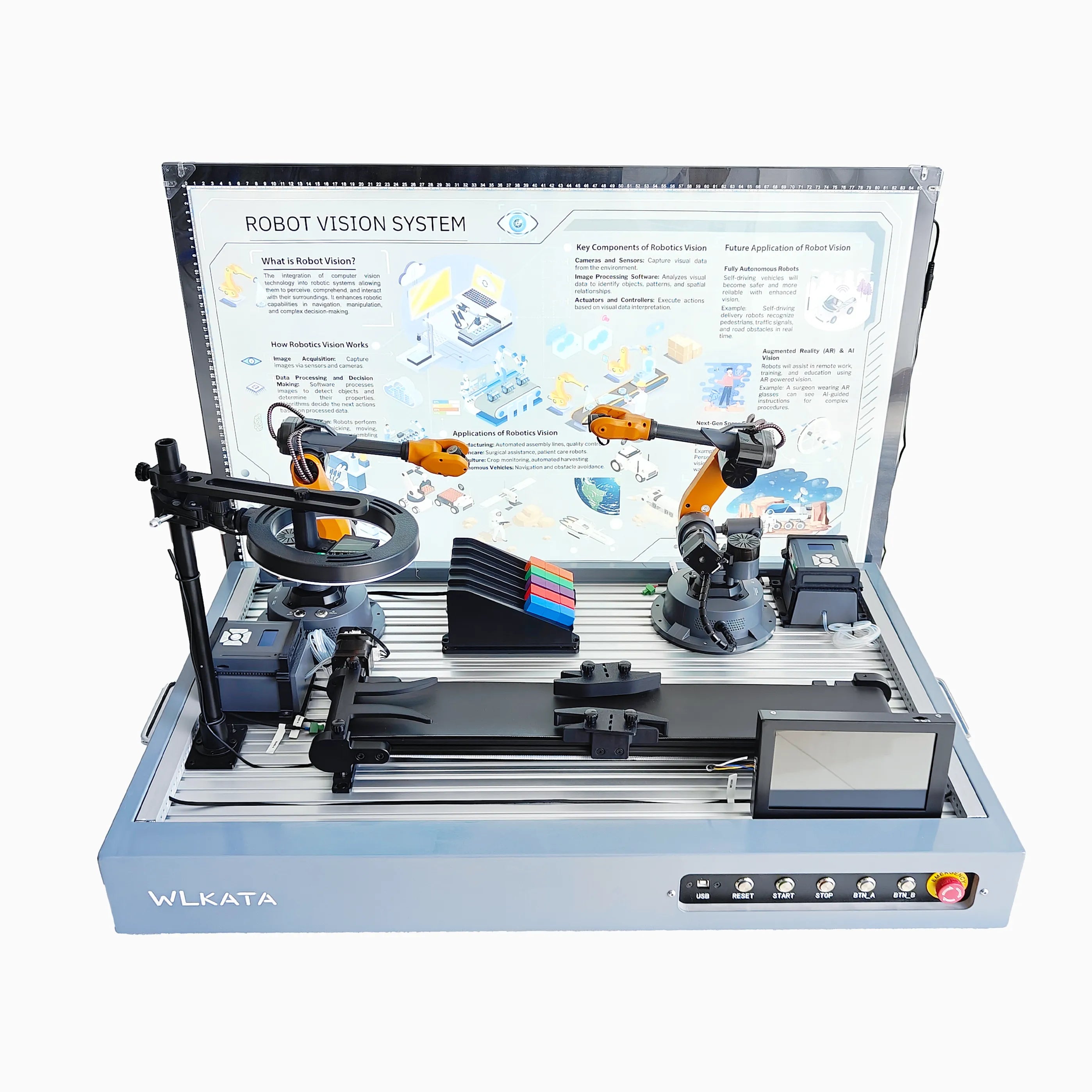 AI Automatic Sorting Cell (Mirobot)| Touch Screen
