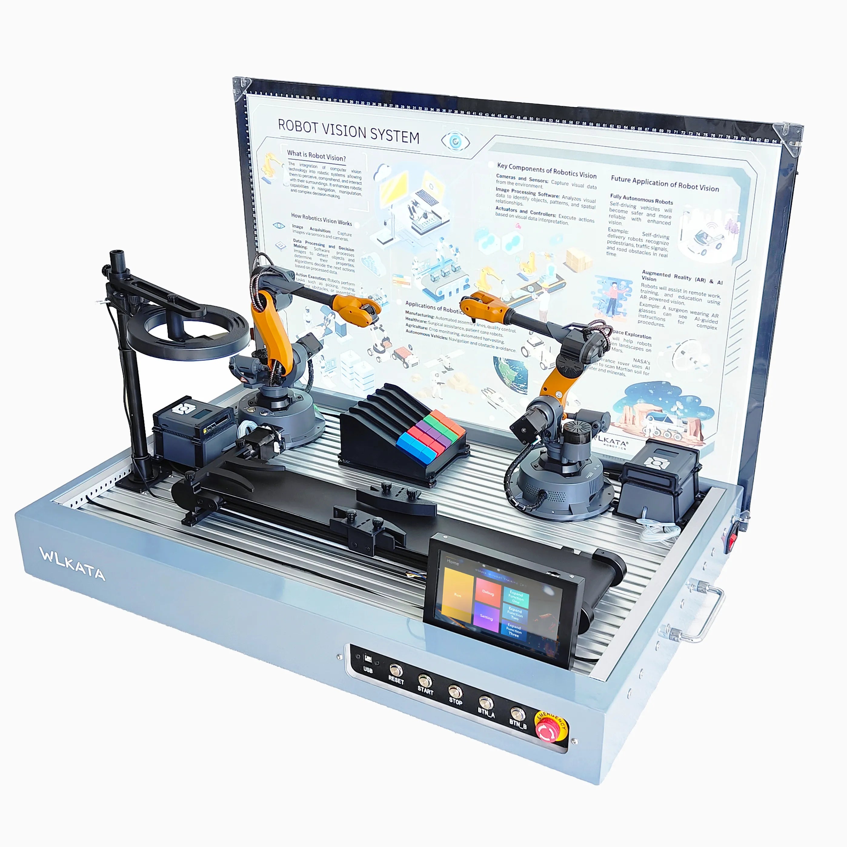 AI Automatic Sorting Cell (Mirobot)| Touch Screen