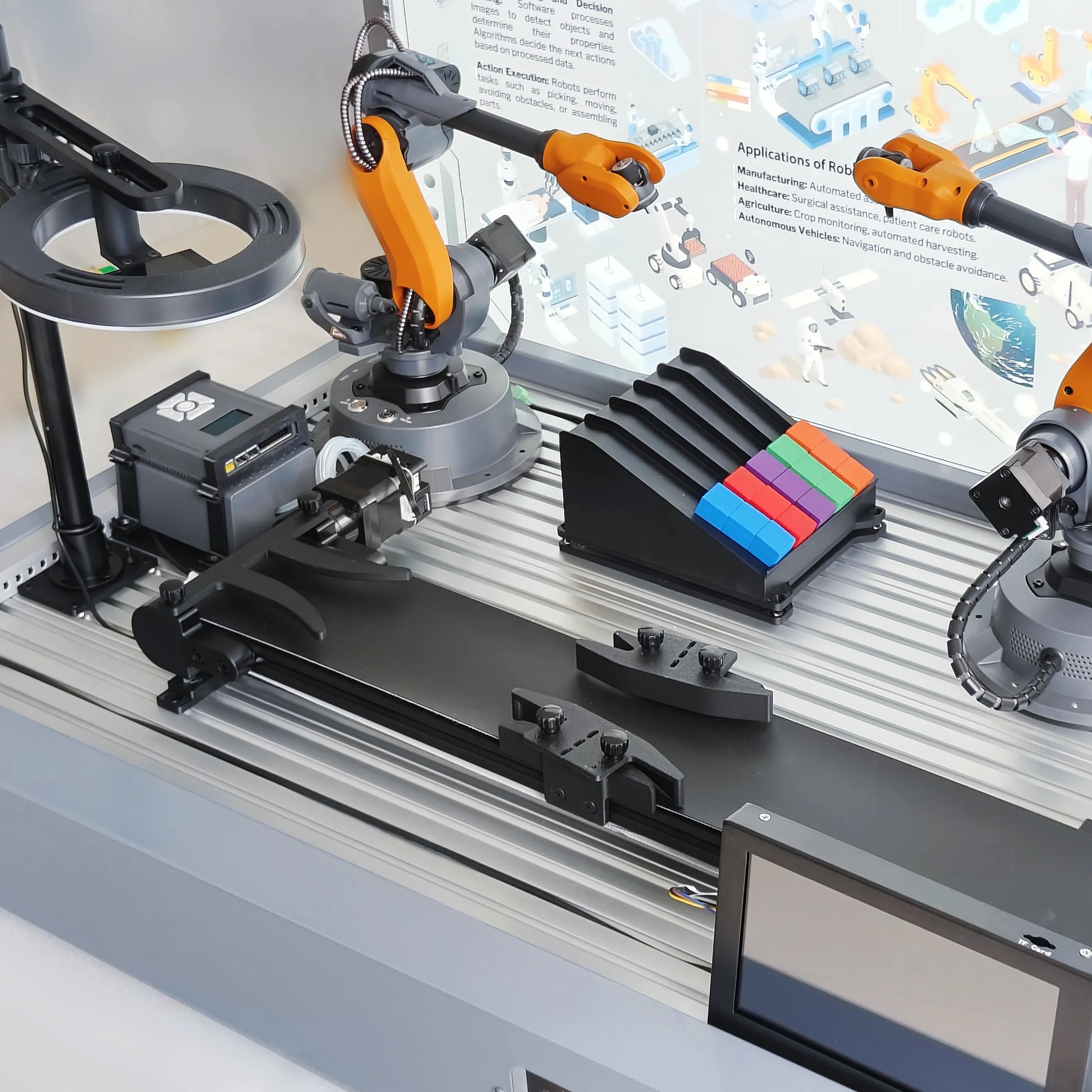 AI Automatic Sorting Cell (Mirobot)| Touch Screen