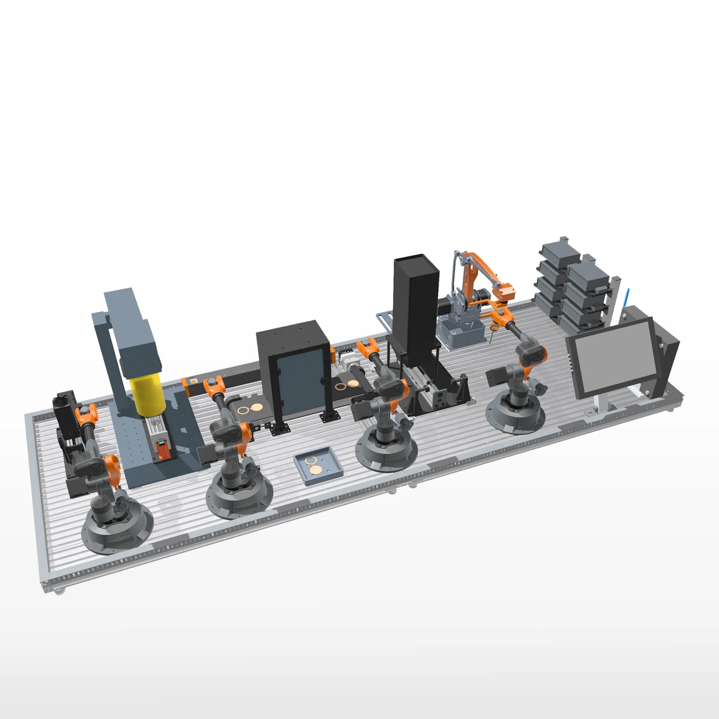 Engraved Souvenirs Manufacturing Line  (MT4 & Mirobot)