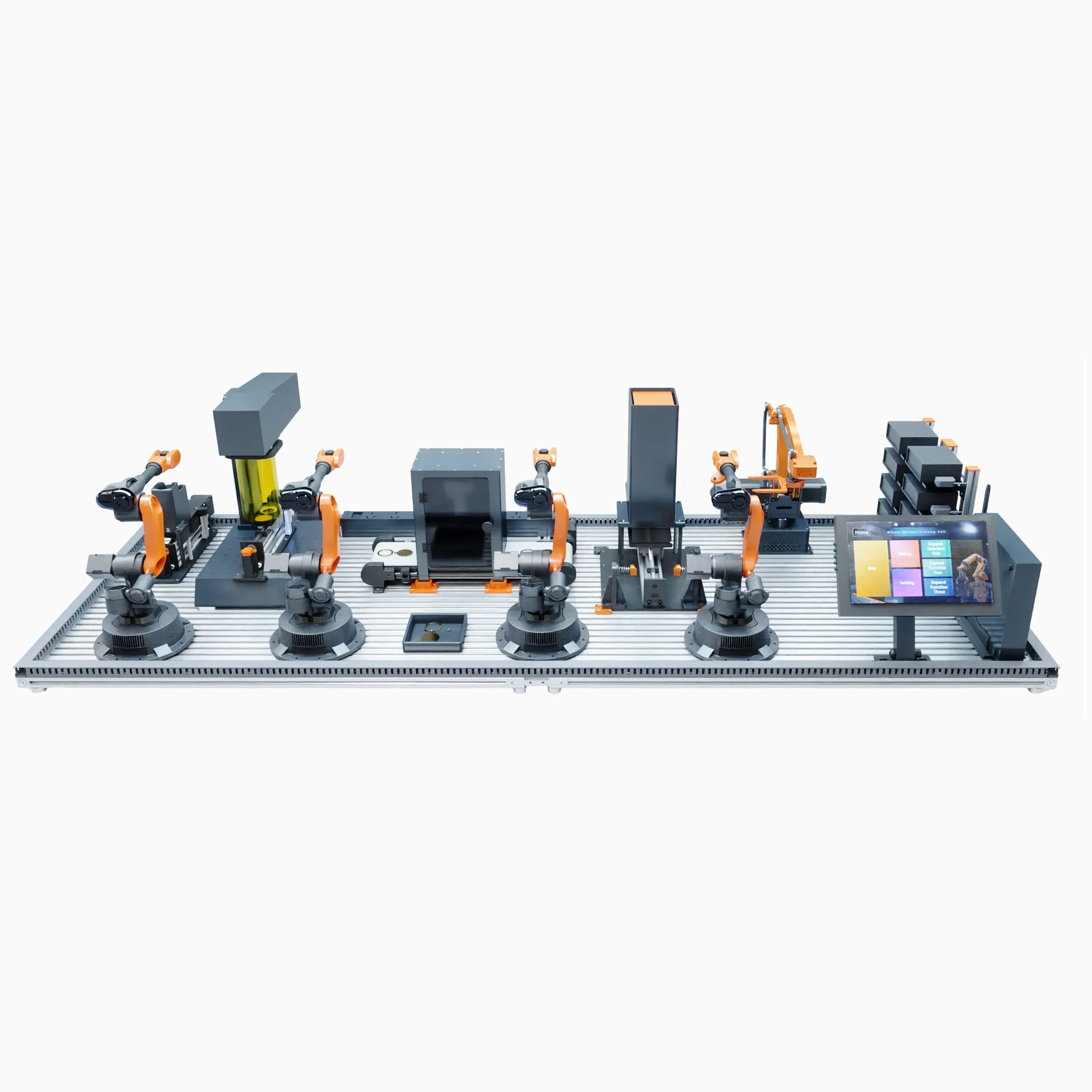 Engraved Souvenirs Manufacturing Line  (MT4 & Mirobot)