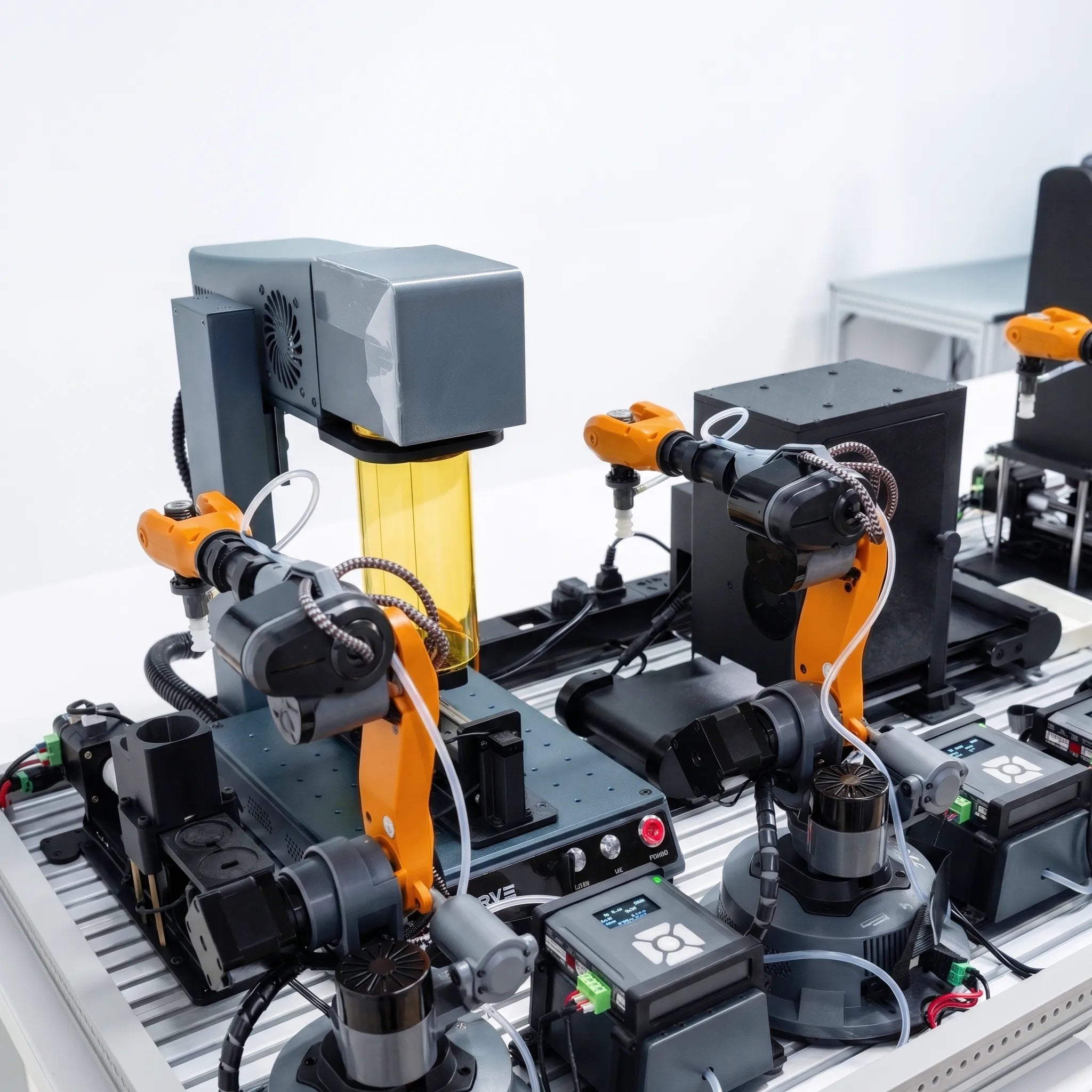 Engraved Souvenirs Manufacturing Line  (MT4 & Mirobot)