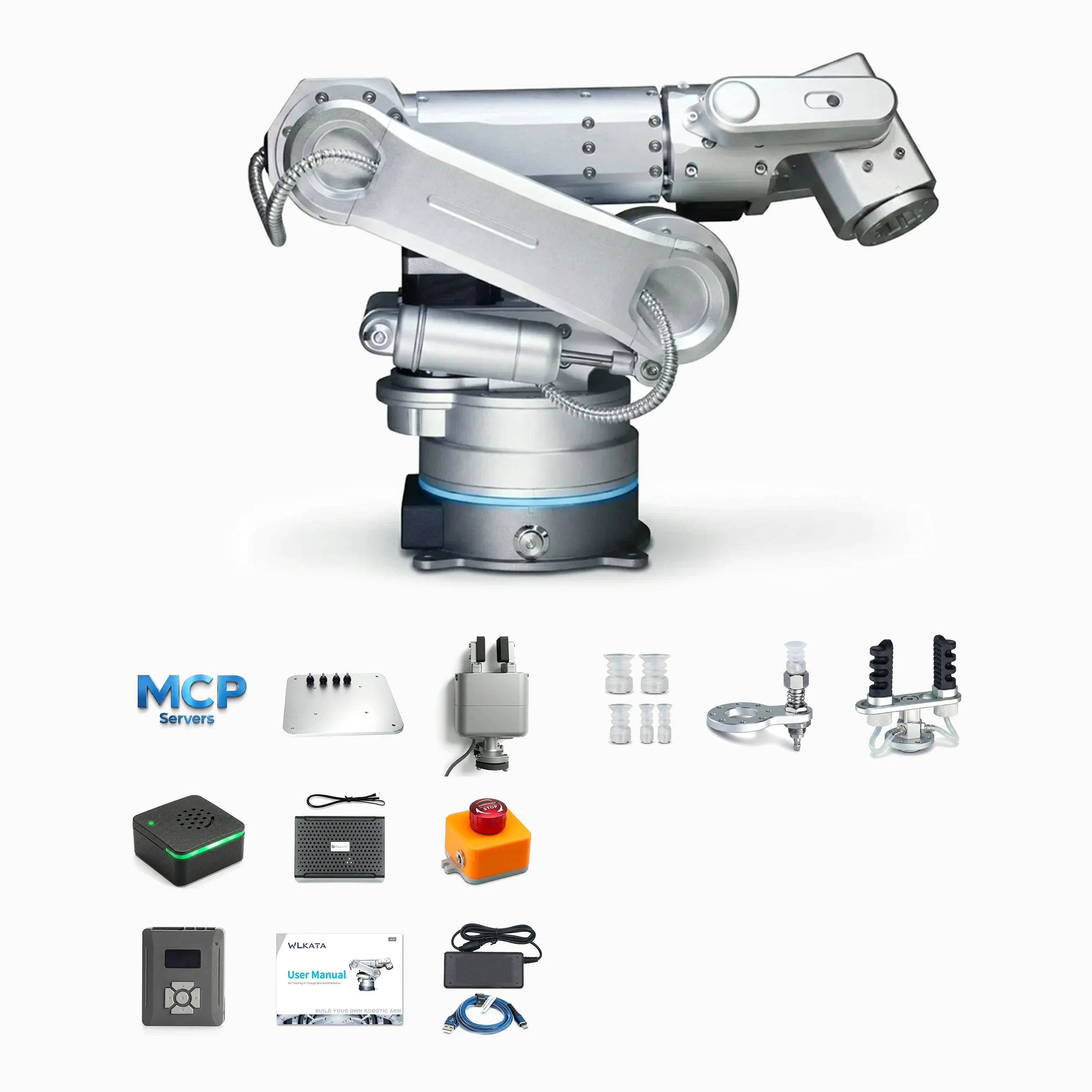WLKATA Haro380 Core Kit | 6-Axis Industrial Grade, PLC ROS2 MATLAB Voice Control