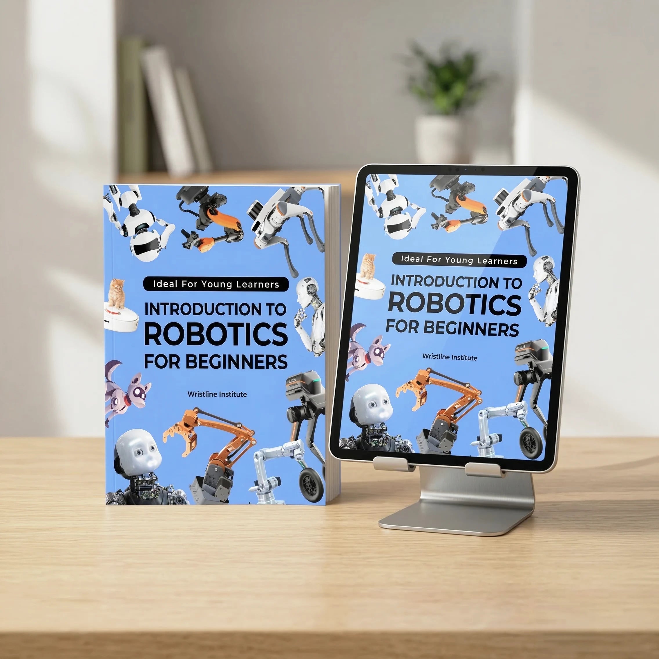 Illustrated Introduction to Robotics for Beginners | Hardcopy | All Ages | Wristline Institute