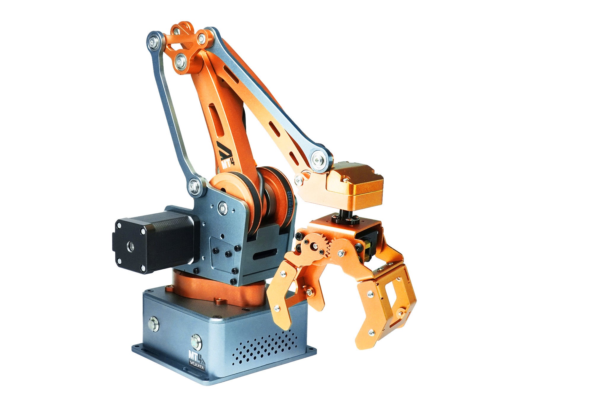 WLKATA MT4 Edu Kit | 0.1mm Metal 4 Axis Robotic Arm, ROS2 Arduino, Rebuildable