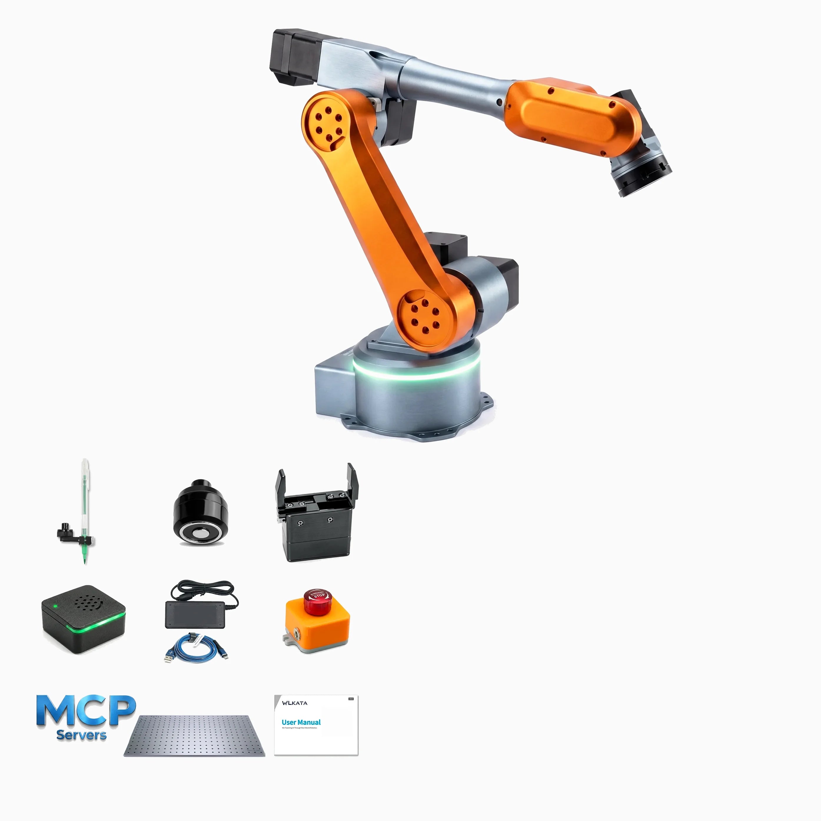 WLKATA MiroMAX Core Kit - 6-Axis Industrial Grade Robotic Arm, PLC ROS2 MATLAB Voice Control