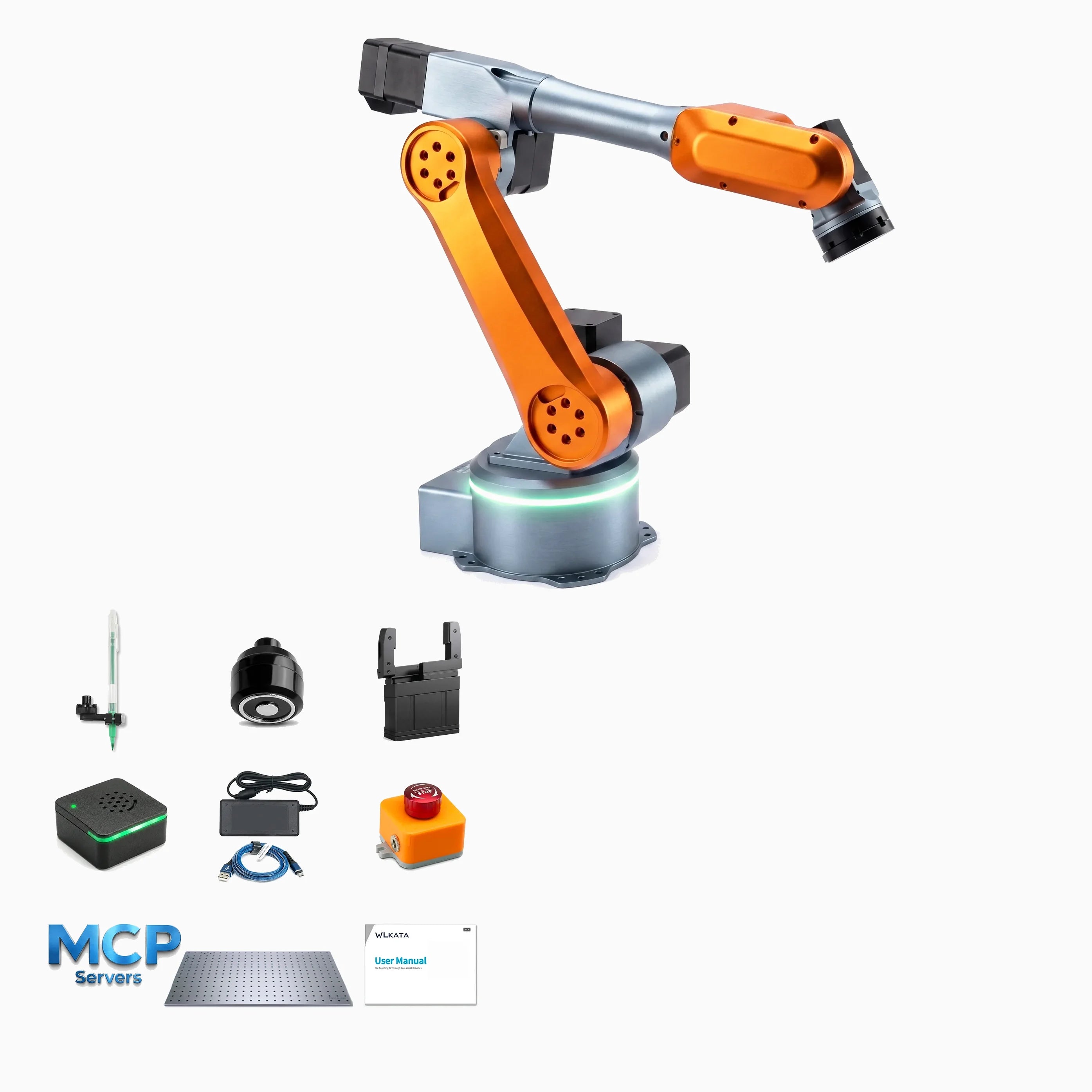WLKATA MiroMAX Core Kit - 6-Axis Industrial Grade Robotic Arm, PLC ROS2 MATLAB Voice Control