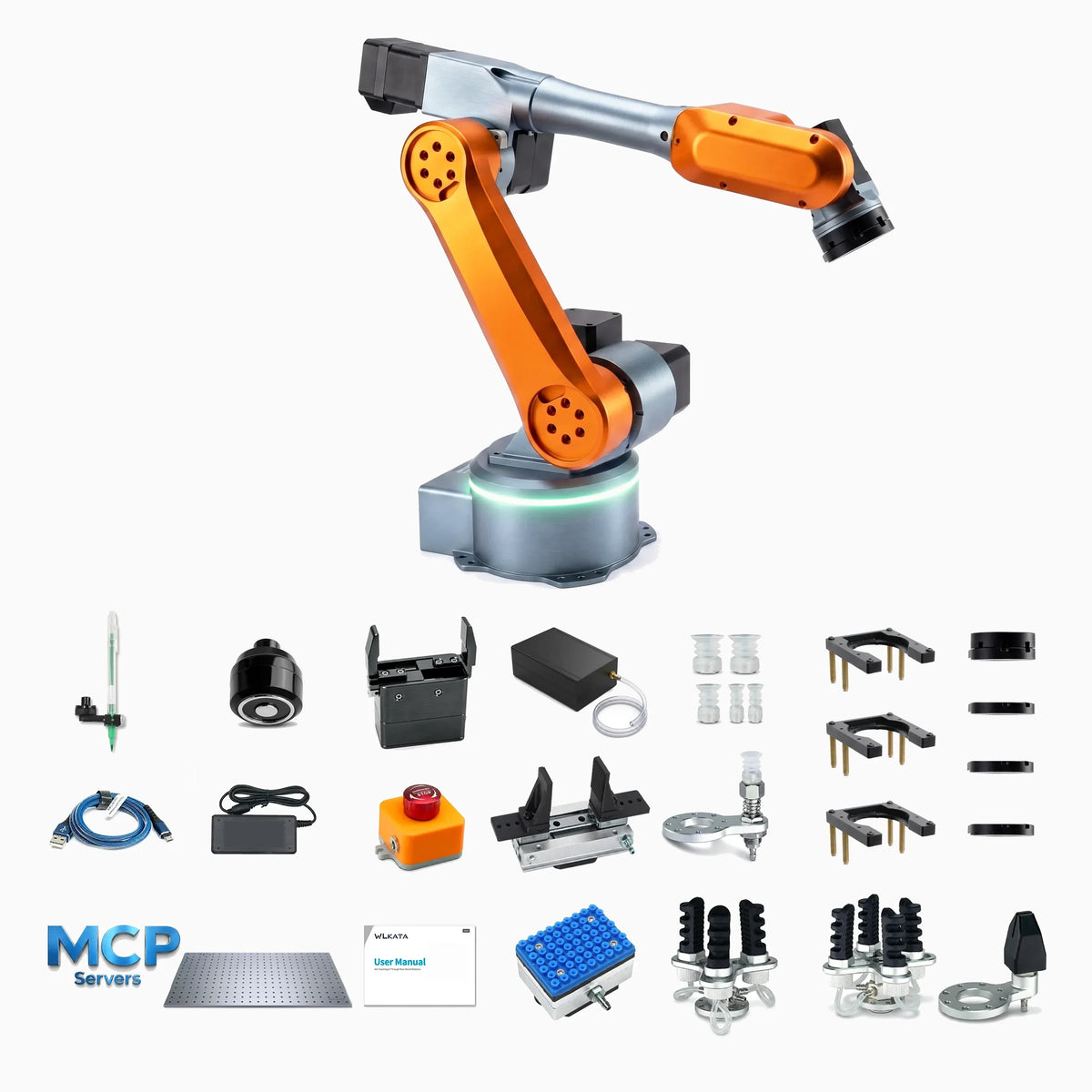 WLKATA MiroMAX Expert Kit - 6-Axis Industrial Grade Robotic Arm, PLC ROS2 MATLAB Voice Control