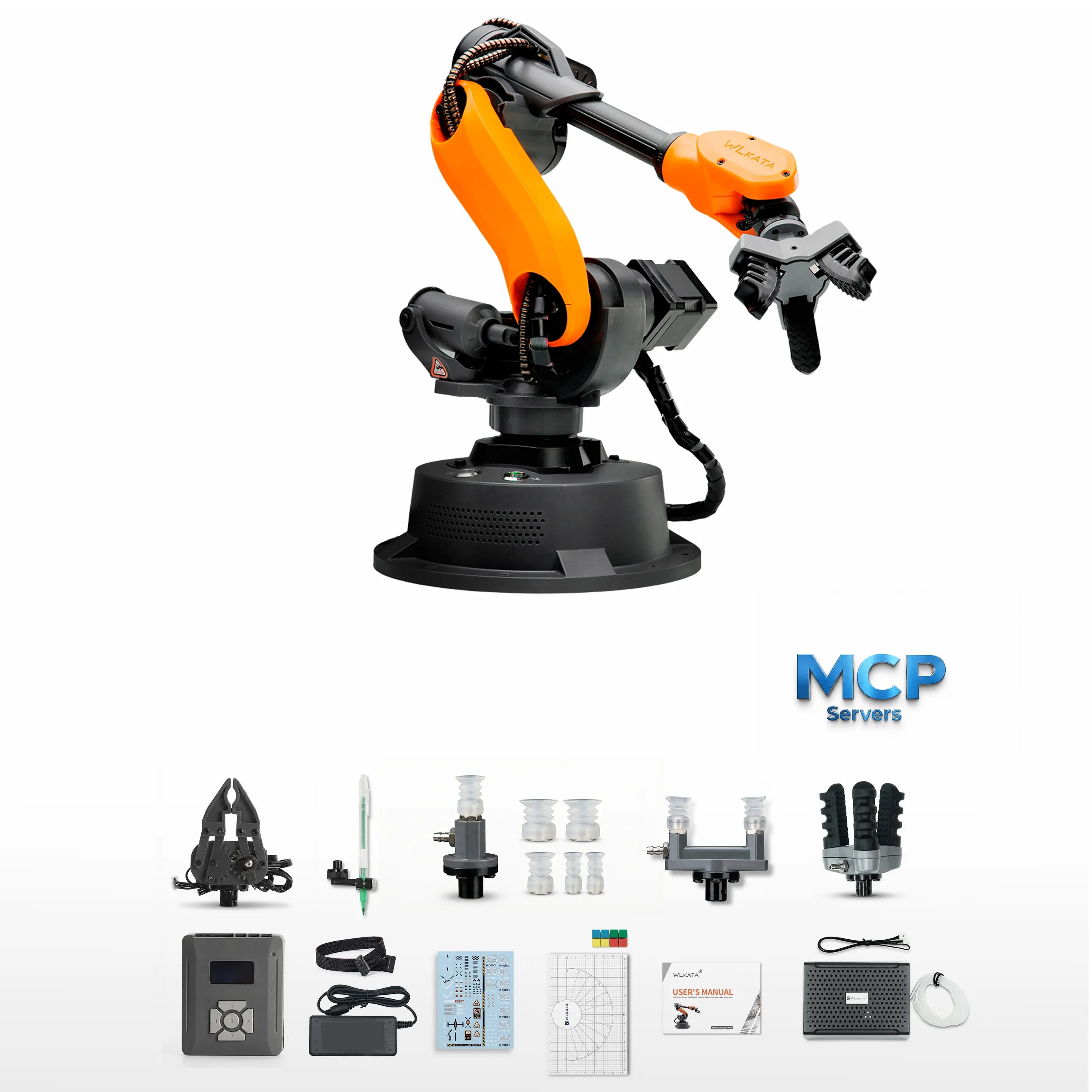 Wlkata Mirobot Education Kit | 6 Axis Robotic Arm -Ros & Matlab Simulation Teaching