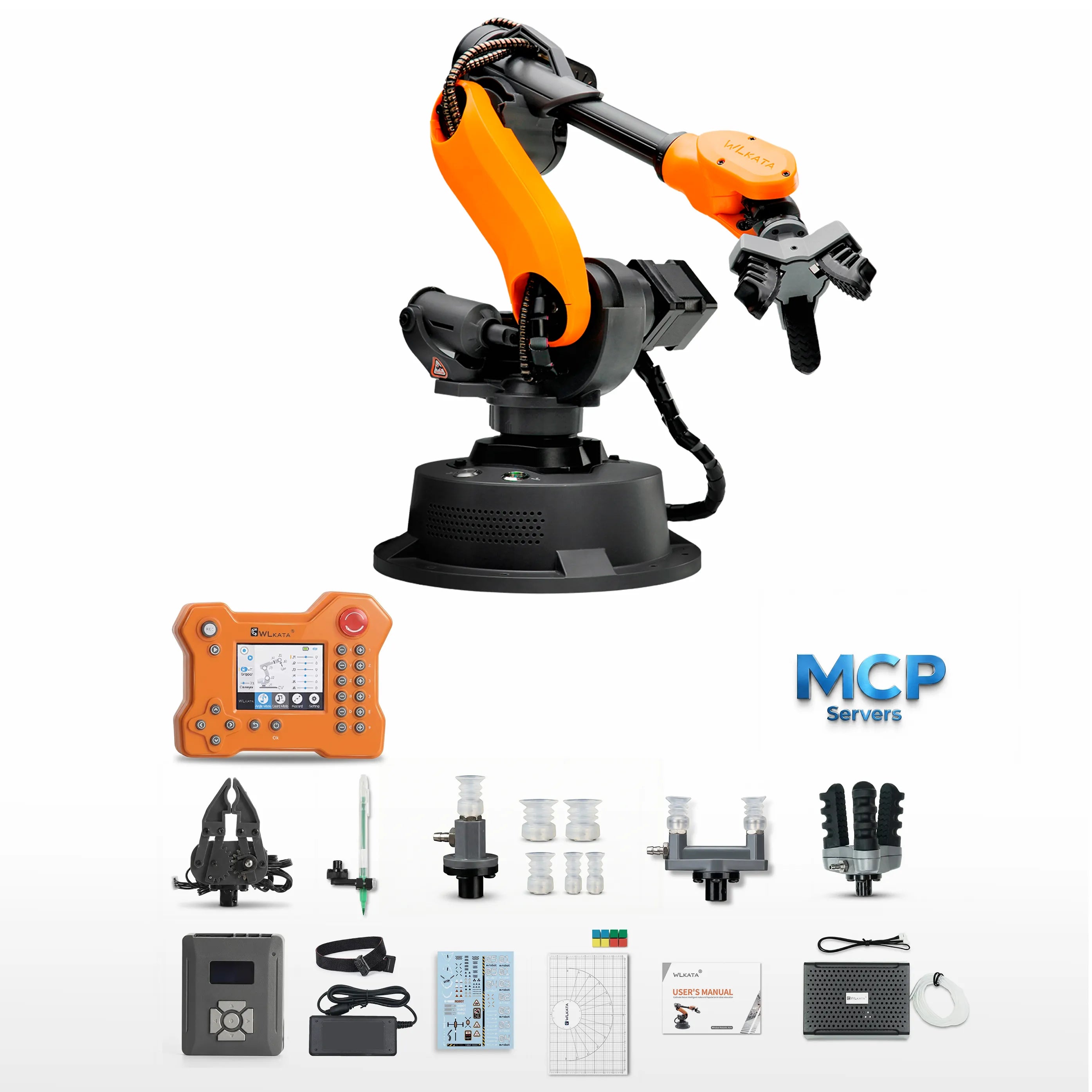 WLKATA Mirobot Professional Kit | 6-Axis Robotic Arm Ros & Matlab Simulation Teaching