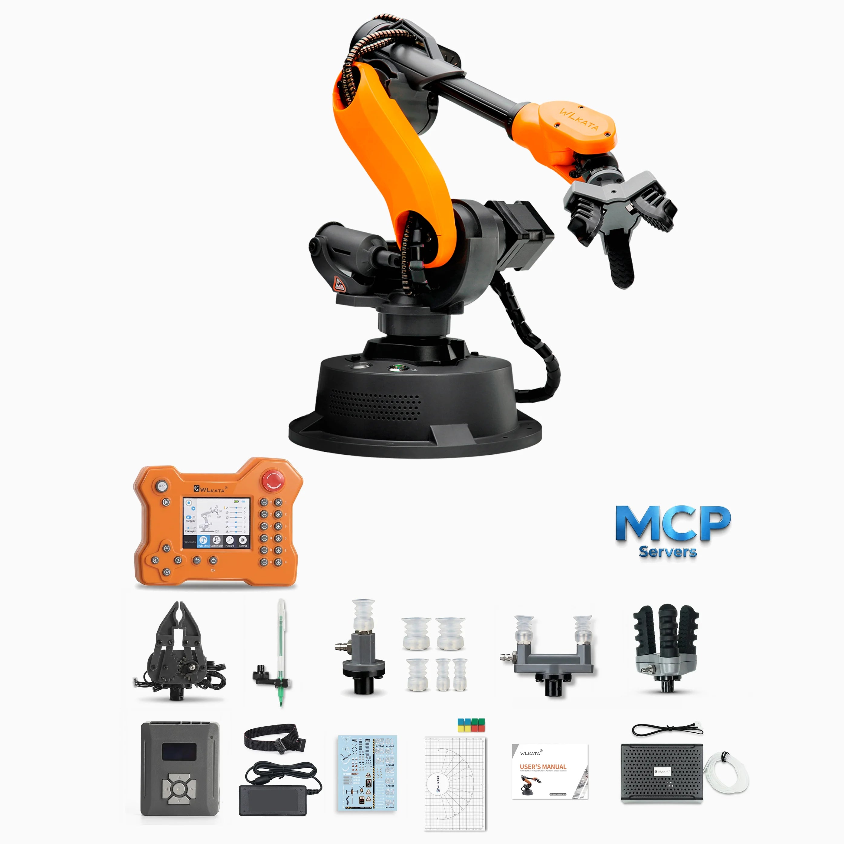 WLKATA Mirobot Professional Kit | 6-Axis Robotic Arm Ros & Matlab Simulation Teaching