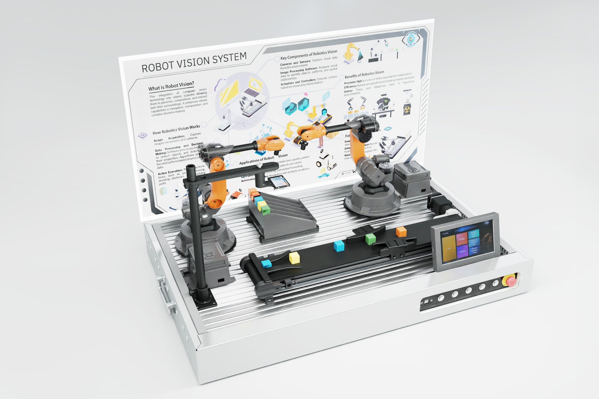 Programmable Automatic Sorting Robotics Competition Production Line ...
