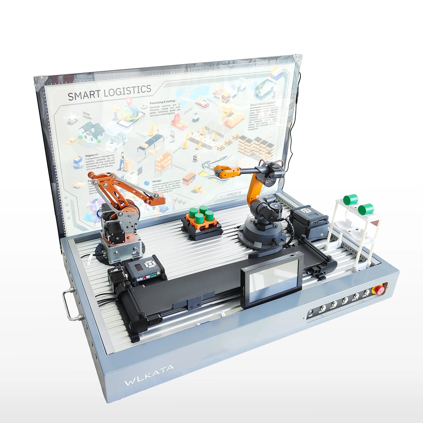 Logistic Warehouse Cell (MT4 & Mirobot) WLKATA