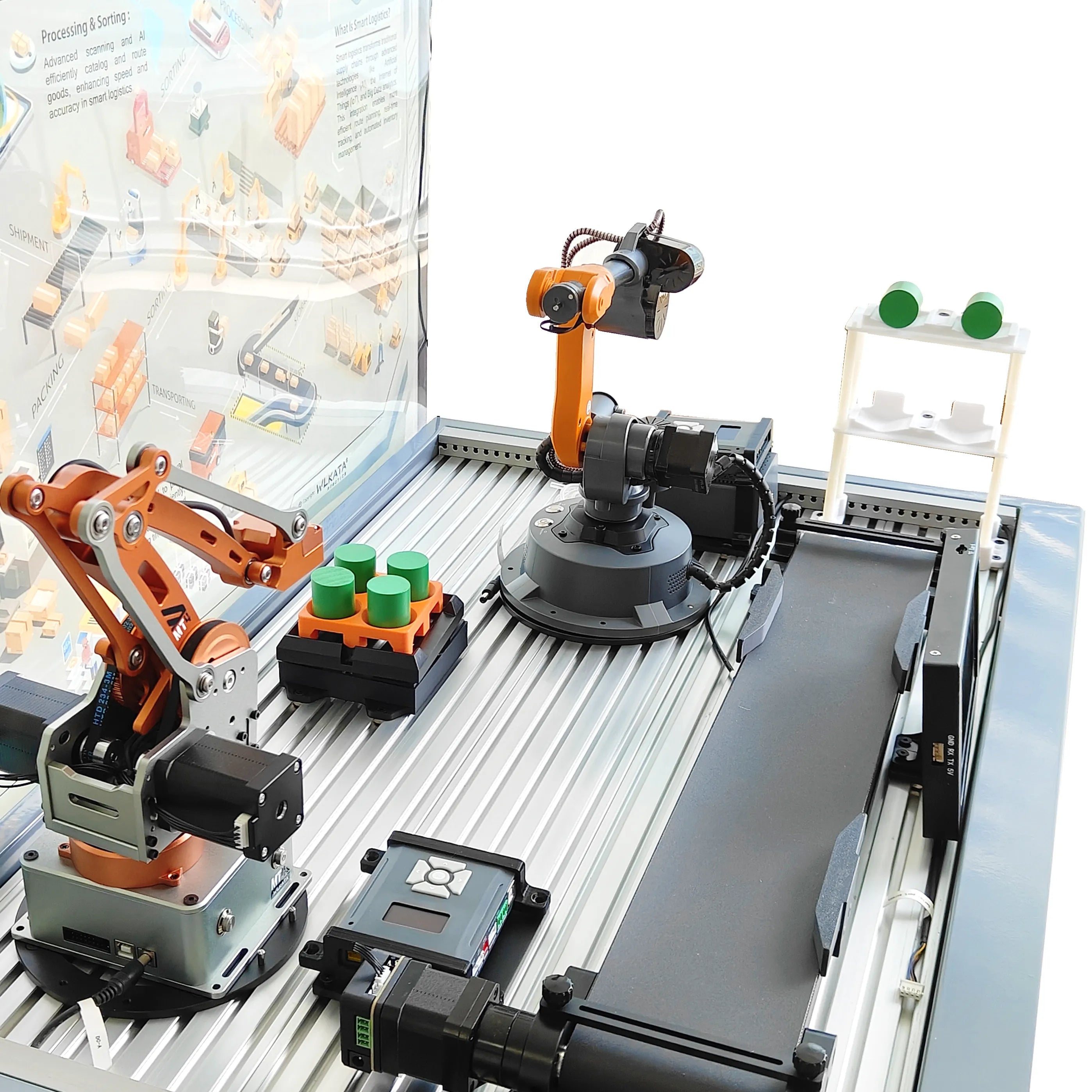 Logistic Warehouse Cell (MT4 & Mirobot) WLKATA