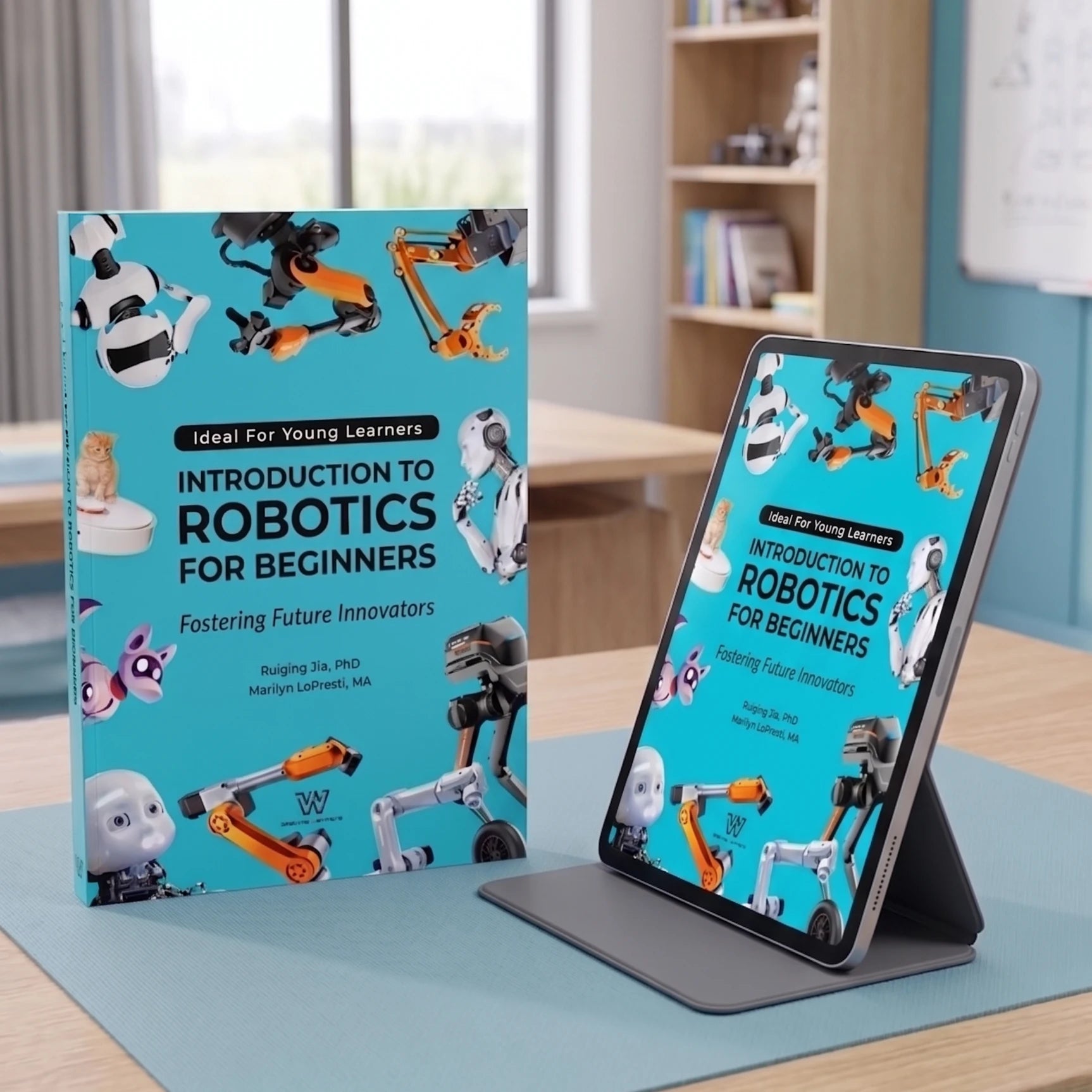 Textbook - Illustrated Introduction to Robotics for Beginners | Hardcopy + Digital Copy | All Ages
