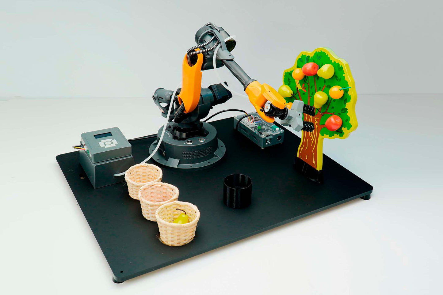 Educational Programmable Robotics Simulation Fruit Picking Line