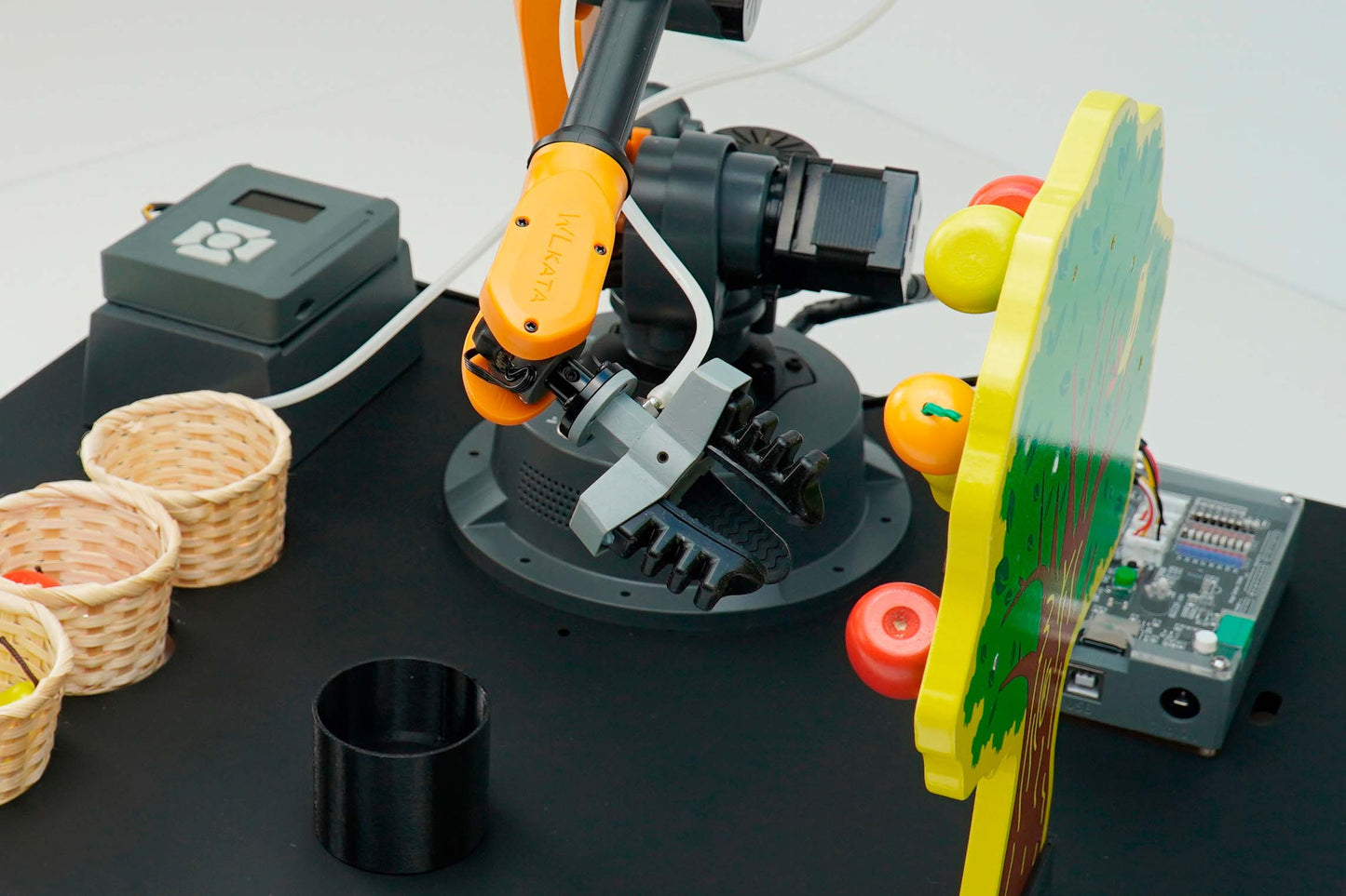 Educational Programmable Robotics Simulation Fruit Picking Line