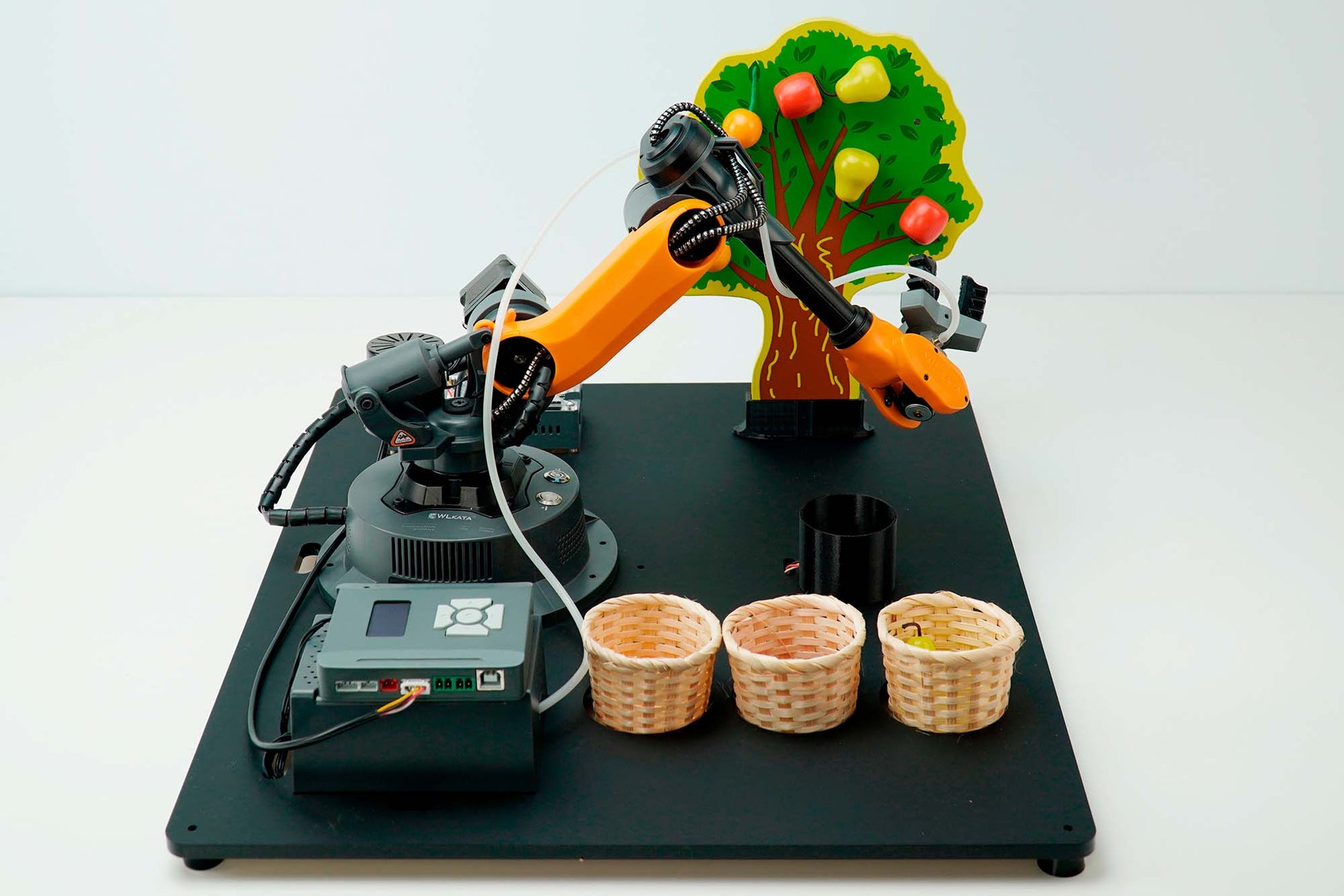 Educational Programmable Robotics Simulation Fruit Picking Line