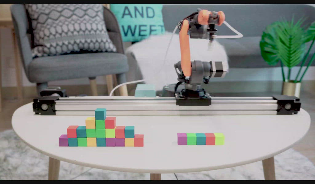 Load video: WLKATA Mirobot Professional Kit | 6-Axis Robotic Arm Ros &amp; Matlab Simulation Teaching